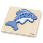 Wooden Dolphin Puzzle