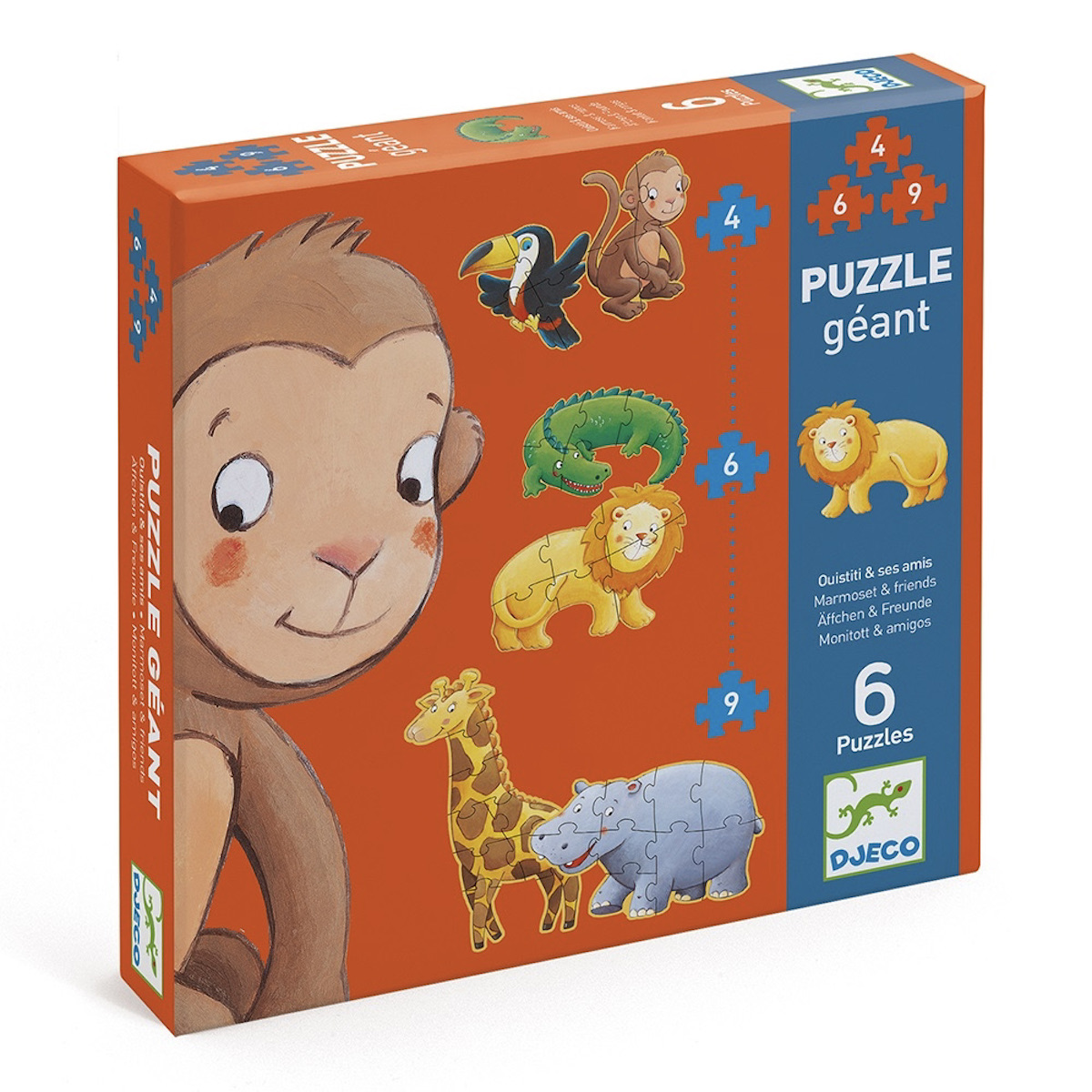 Djeco Animals Puzzle Duo Matching Activity - Destination Baby & Kids