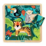Wooden puzzle Jungle 12pcs.