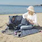 Beach bag 'Animal Print Petrol' - Image 2