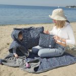 Beach bag 'Animal Print Petrol' - Image 3