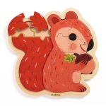 Wooden puzzle 'Squirrel' 16pcs.