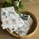 Set of Three multi-purpose baby towels 'Africa' - Image 8