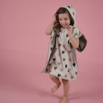 Beach poncho 'Hearts'