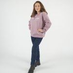 Nursing Sweatshirt 'Nip & Sip' - Dusty Pink - Image 5