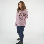 Nursing Sweatshirt 'Nip & Sip' - Dusty Pink - Image 7