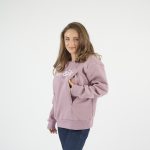 Nursing Sweatshirt 'Nip & Sip' - Dusty Pink - Image 8