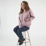 Nursing Sweatshirt 'Nip & Sip' - Dusty Pink - Image 12