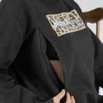 Nursing Dress 'Manalicious' - Black - Image 5