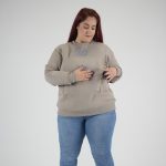Nursing Sweatshirt 'Eat Local' - Beige - Image 6