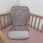 Stroller pad 'Pink Animal Print'