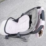 Stroller pad 'Pink Meadow' - Image 4