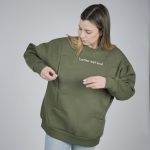 Nursing Sweatshirt 'better eat local' - Khaki - Image 5