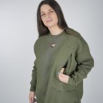 Φούτερ μπλούζα θηλασμού 'Handmade Mama Collection' - Image 3