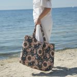 Beach bag 'Blue Sunflower' - Image 5