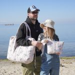 Beach cosmetic bag 'Palm Trees'