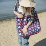 Beach bag 'Blue Strawberries'
