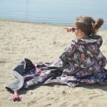 Beach poncho 'Wild Flowers' - Image 10