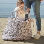 Beach bag 'Pink Animal Print'
