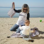 Beach cosmetic bag 'Pink Animal Print' - Image 5