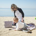 Beach cosmetic bag 'Pink Animal Print' - Image 3