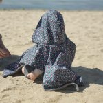 Beach poncho 'Animal Print Petrol' - Image 6