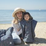 Beach poncho 'Animal Print Petrol' - Image 3