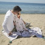 Beach poncho 'Palm Trees' - Image 5
