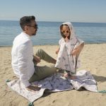 Beach poncho 'Palm Trees' - Image 7