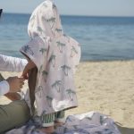 Beach poncho 'Palm Trees'