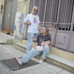 T-shirt θηλασμού 'Motherhood' - Γκρι Σκούρο - Image 6