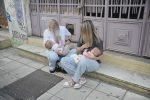 T-shirt θηλασμού 'Motherhood' - Γκρι Σκούρο - Image 8