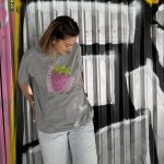 Nursing T-shirt 'Sweet Like a Berry' - Grey - Image 5