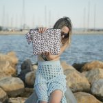 Beach cosmetic bag 'Pink Animal Print' - Image 3