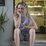 Sleeveless nursing blouse - Papaya (Light Blue) - Image 4