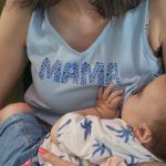 Sleeveless nursing blouse 'MAMA' - Image 5