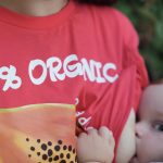 Nursing T-shirt '100% Organic' - Image 6