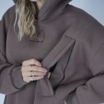Nursing Sweatshirt 'Eat Local' - Brown - Image 13
