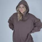 Nursing Sweatshirt 'Eat Local' - Brown - Image 15
