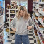 Φούτερ μπλούζα θηλασμού γκρι - Eat Local