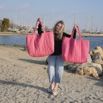 Beach bag 'Rosy Check' - Image 6