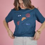 T-shirt θηλασμού πετρόλ- Milk & Love - Image 2