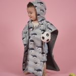 Beach poncho 'Whale'