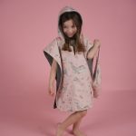 Beach poncho 'Underwater Pink'