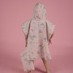 Beach poncho 'Underwater Pink' - Image 2