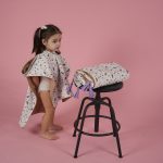 Beach poncho 'Spring Floral' - Image 2