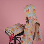 Beach poncho 'Bandana Pink Mix' - Image 11