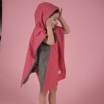 Beach poncho 'Rosy Check' - Image 2