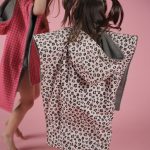 Beach poncho 'Pink Animal Print' - Image 2