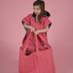 Beach poncho 'Rosy Check' - Image 5